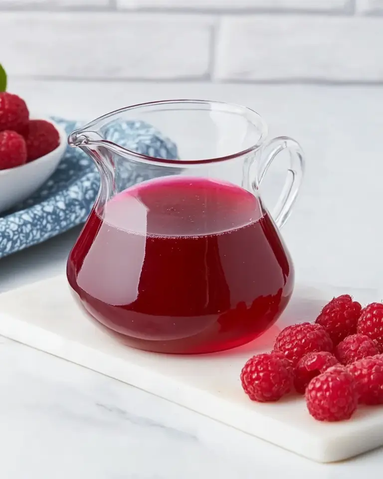 Delicious Homemade Raspberry Syrup photo