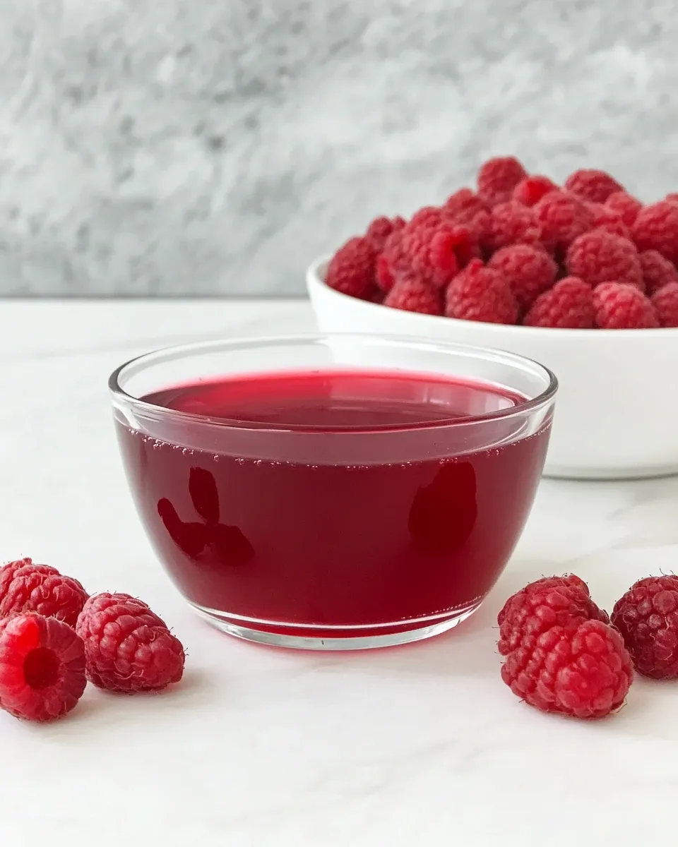 Easy Homemade Raspberry Syrup picture
