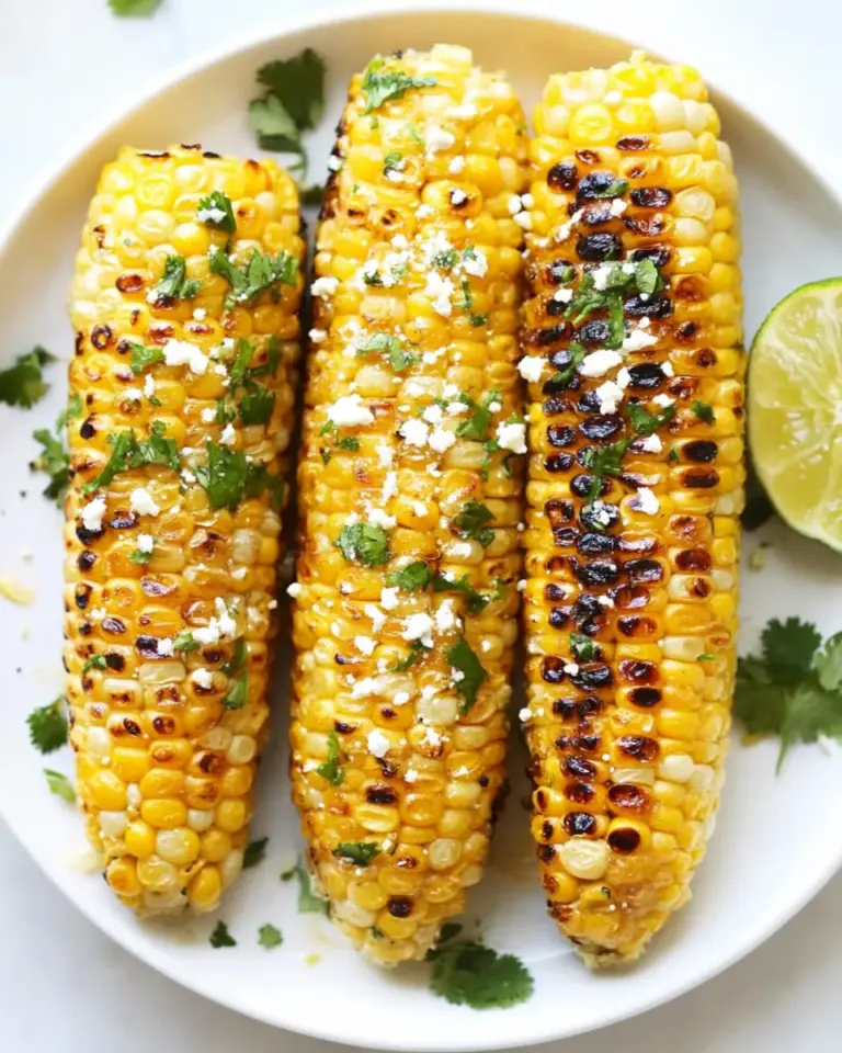 Homemade Honey Butter Cilantro Lime Grilled Corn photo