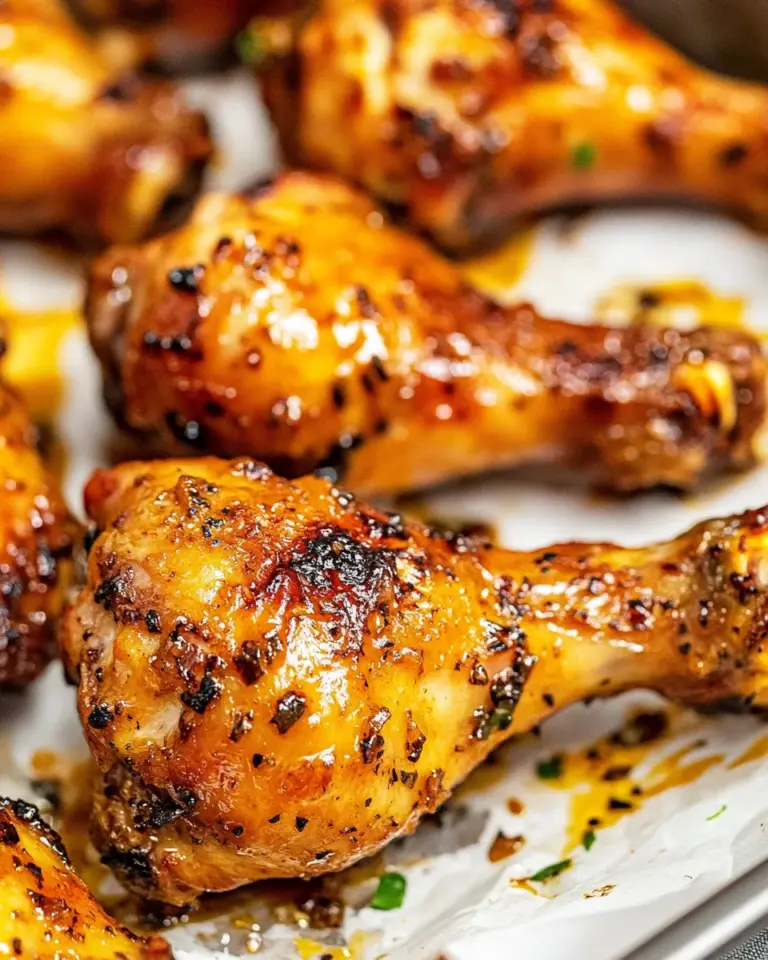 Homemade Honey Garlic Chicken Drumsticks photo