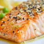 Homemade Honey Glazed Sesame Salmon photo