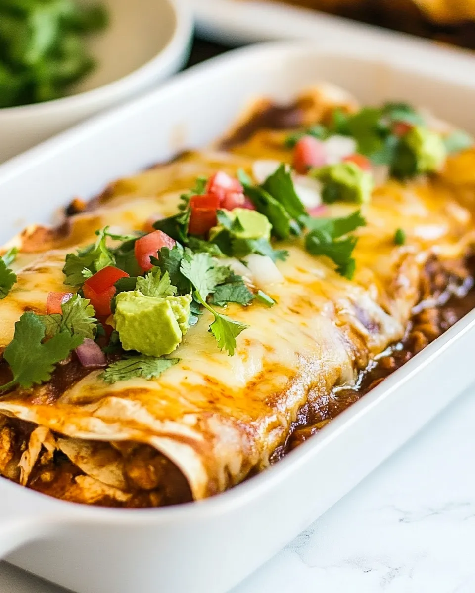 Classic Honey Lime Chicken Enchiladas image