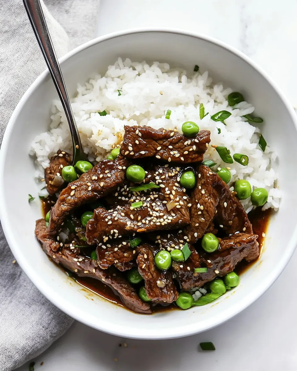 Easy Honey Sesame Beef photo