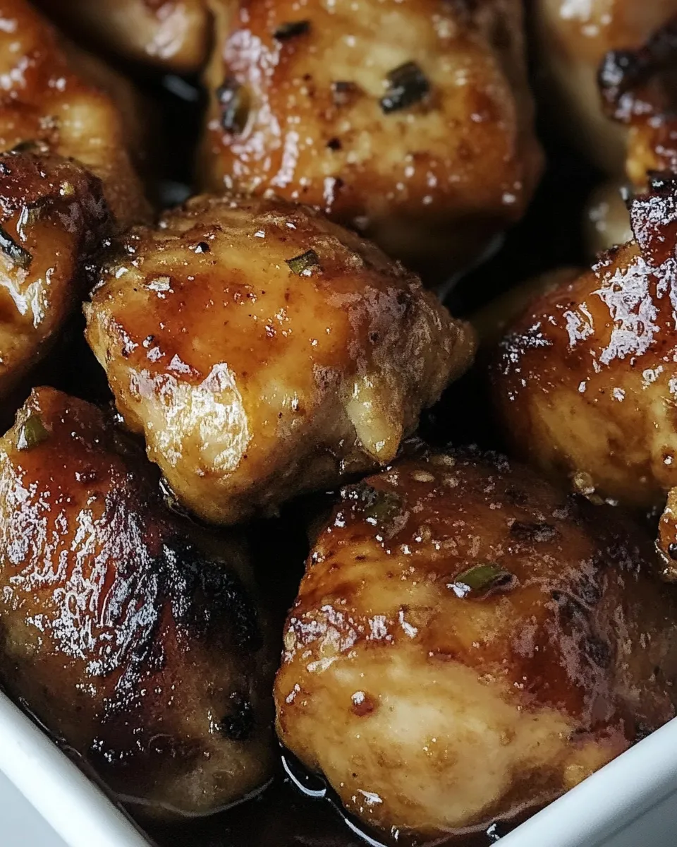 Delicious Honey Soy Chicken Recipe shot