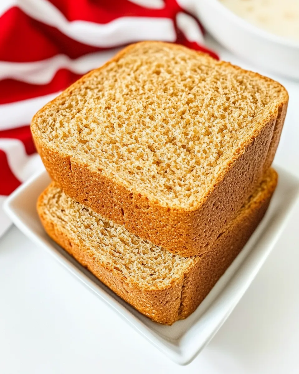 Classic Honey Wheat Bread shot