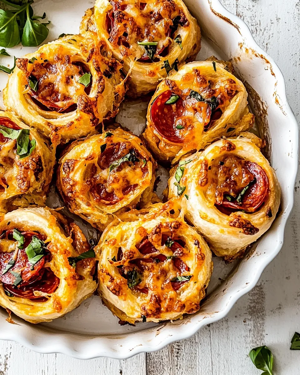 Classic Hot Honey Pepperoni Pizza Rolls. image