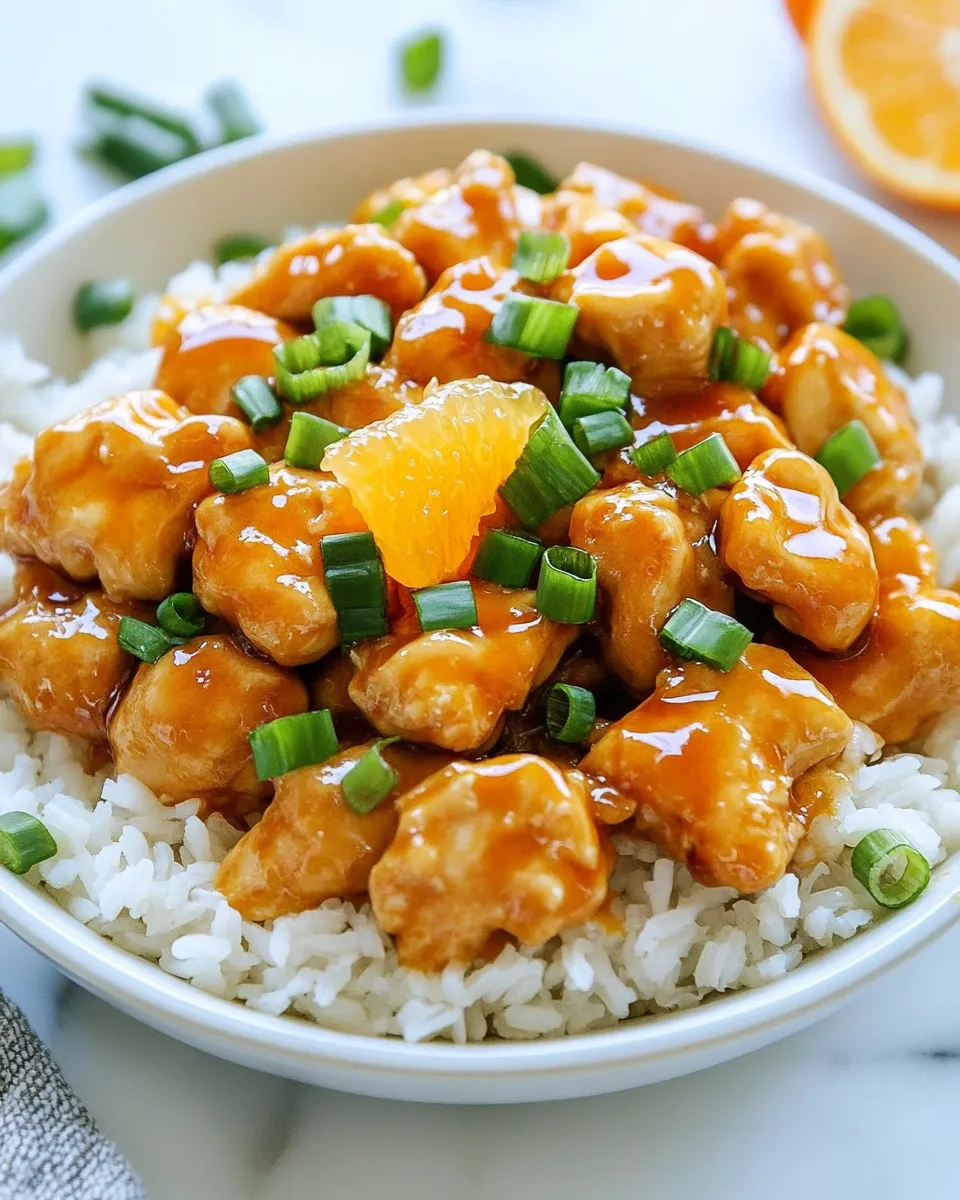 Homemade How to Make Orange Chicken photo
