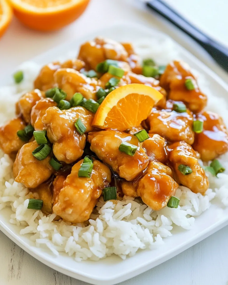 Easy How to Make Orange Chicken recipe photo