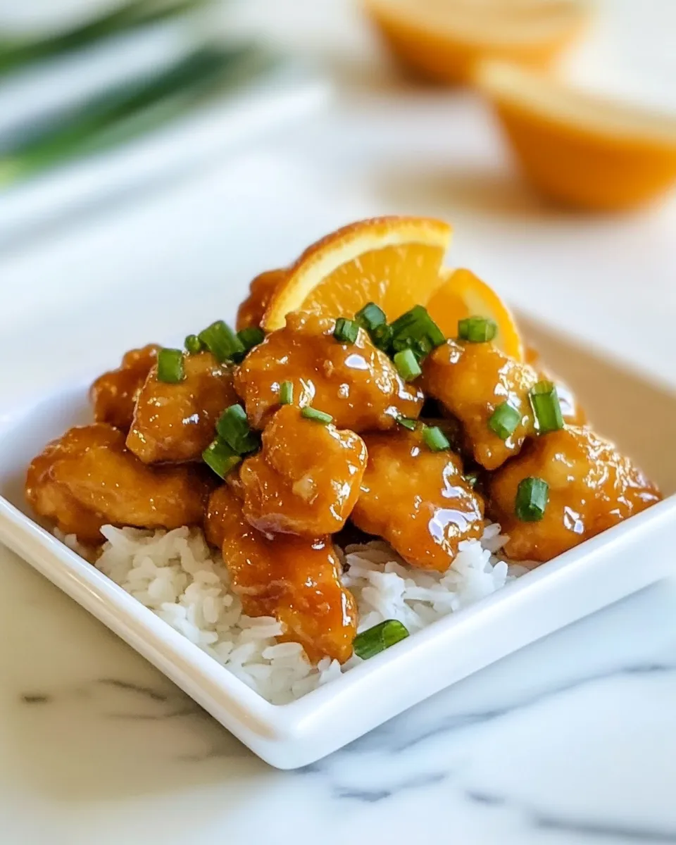 Delicious How to Make Orange Chicken shot