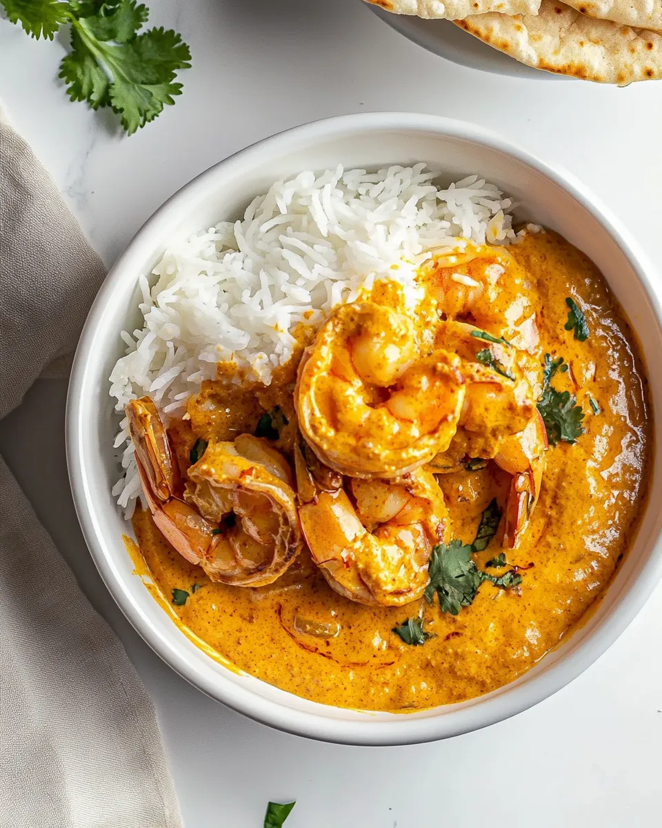 Classic Indian Butter Shrimp image