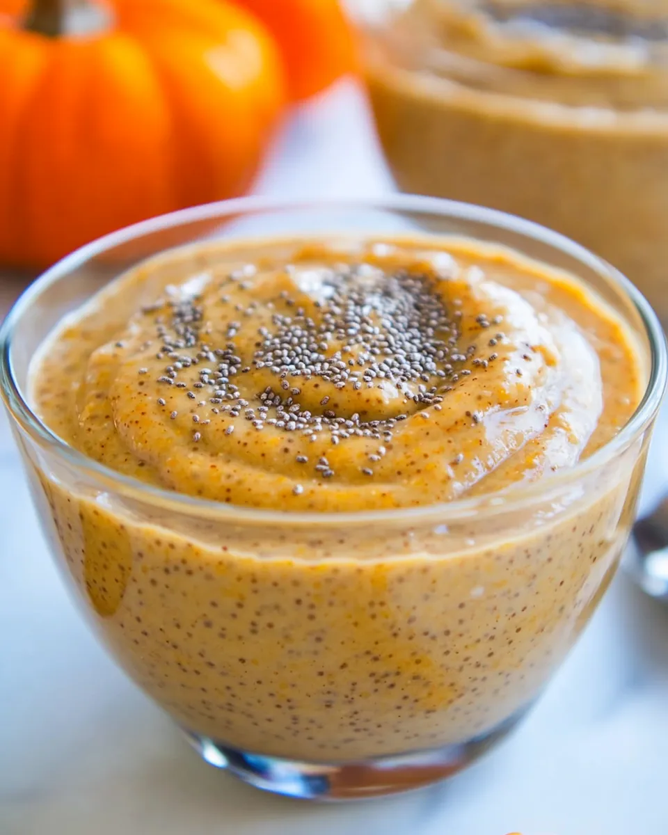 Best Instant Chia Pumpkin Pudding shot