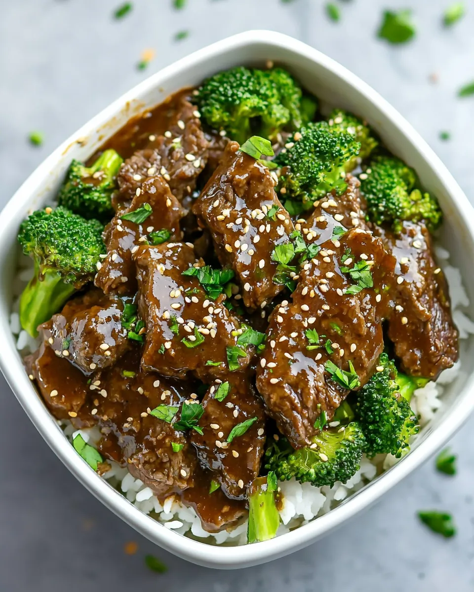 Best Instant Pot Beef and Broccoli food shot