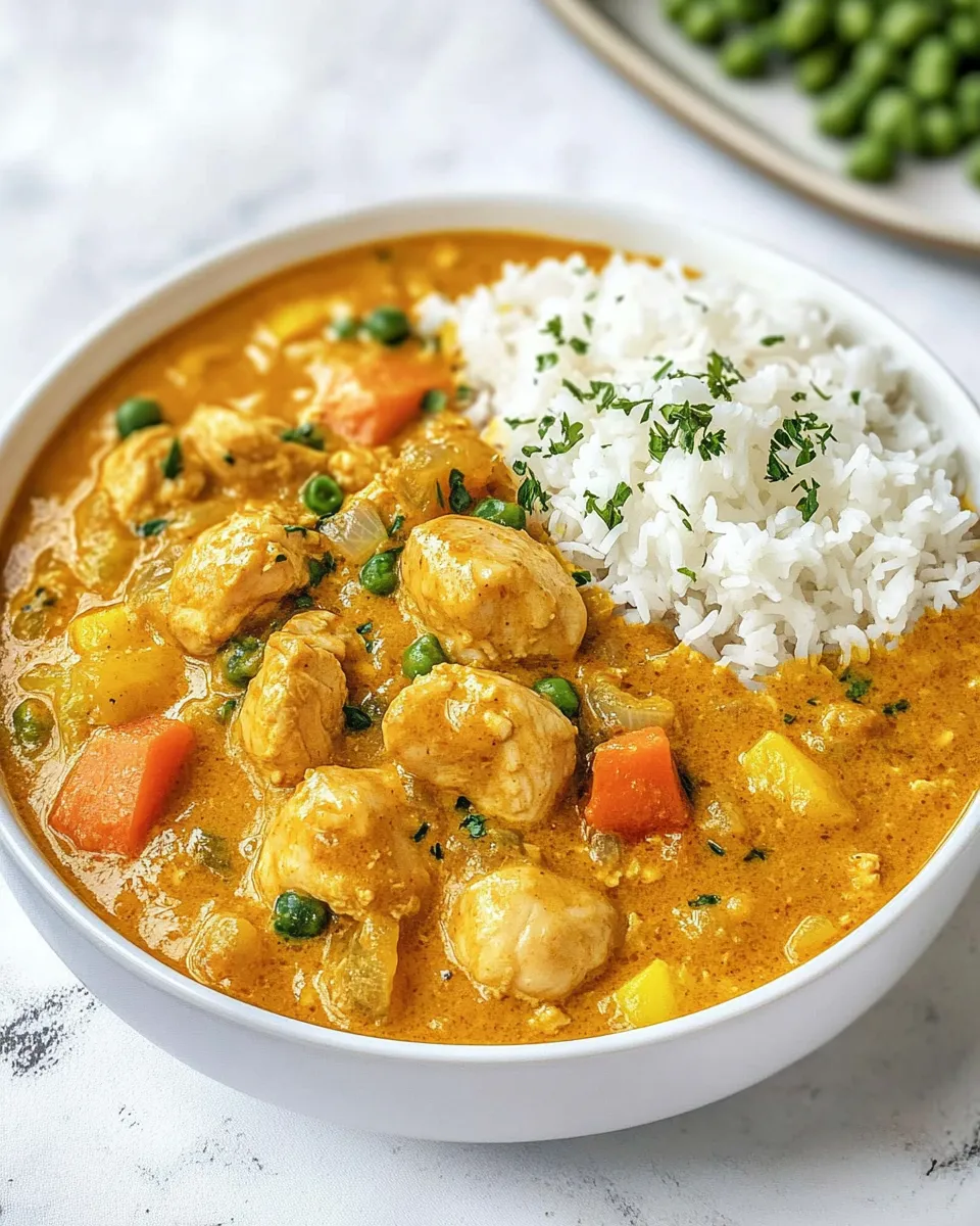 Quick Instant Pot Thai Yellow Chicken Curry with Vegetables picture