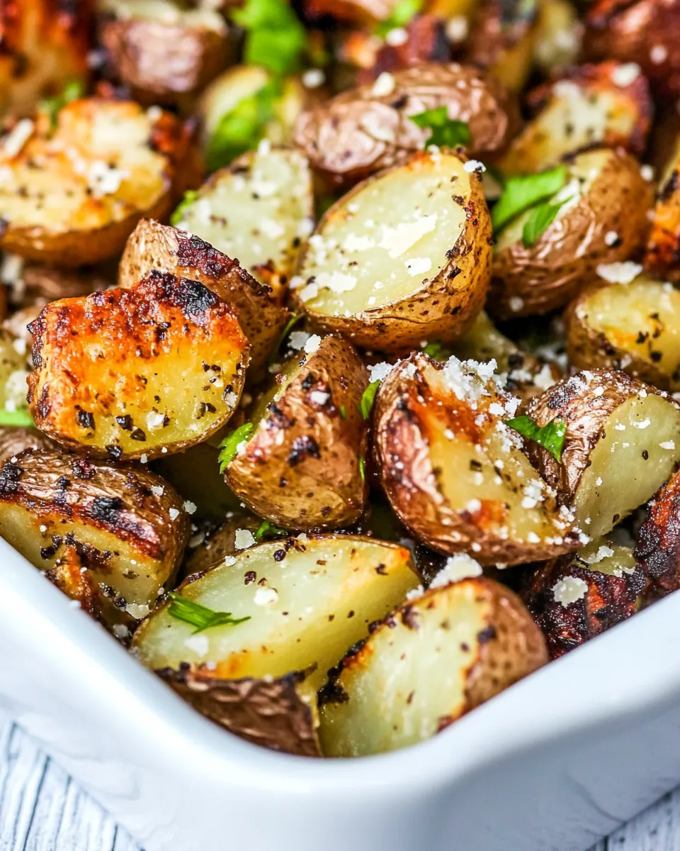 Homemade Italian Parmesan Roasted Potatoes photo