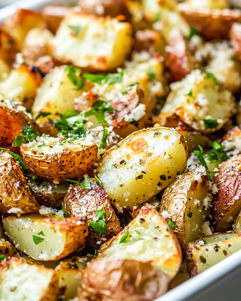 Delicious Italian Parmesan Roasted Potatoes recipe photo