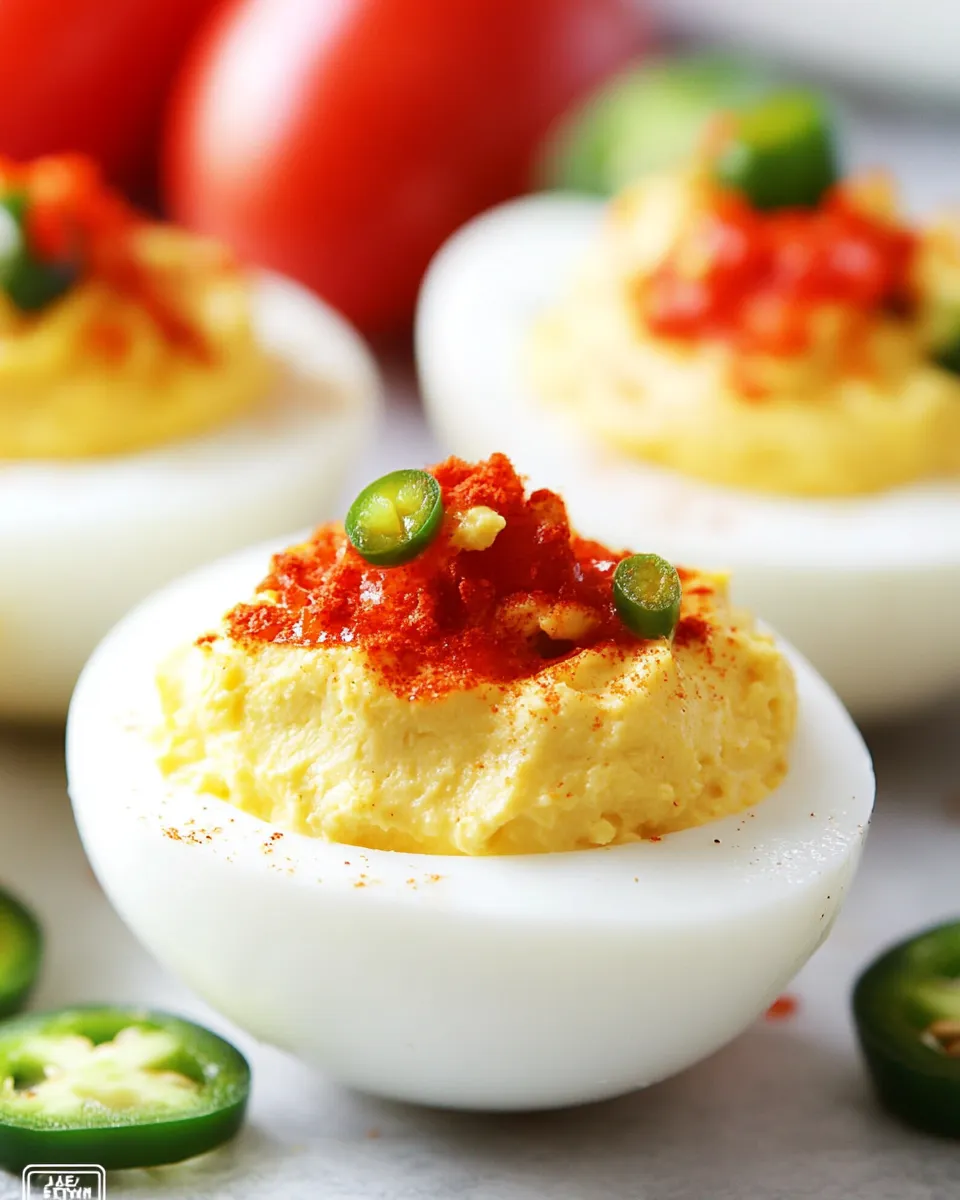 Easy Jalapeo Popper Deviled Eggs picture