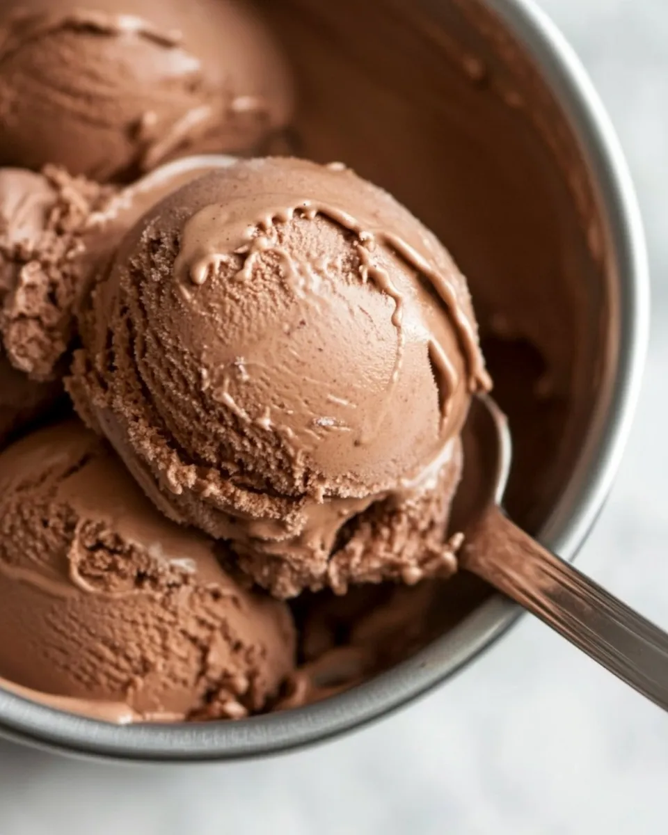 Delicious Keto Chocolate Ice Cream shot