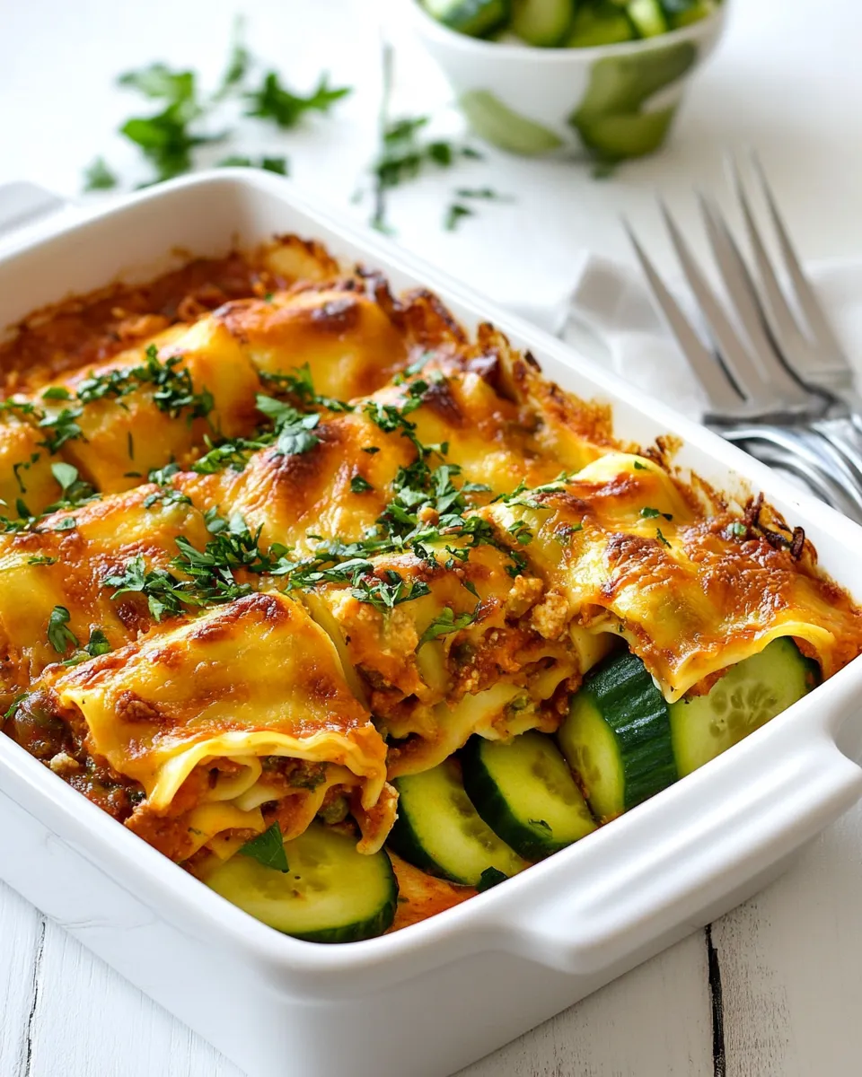 Delicious Keto Lasagna Roll Ups shot