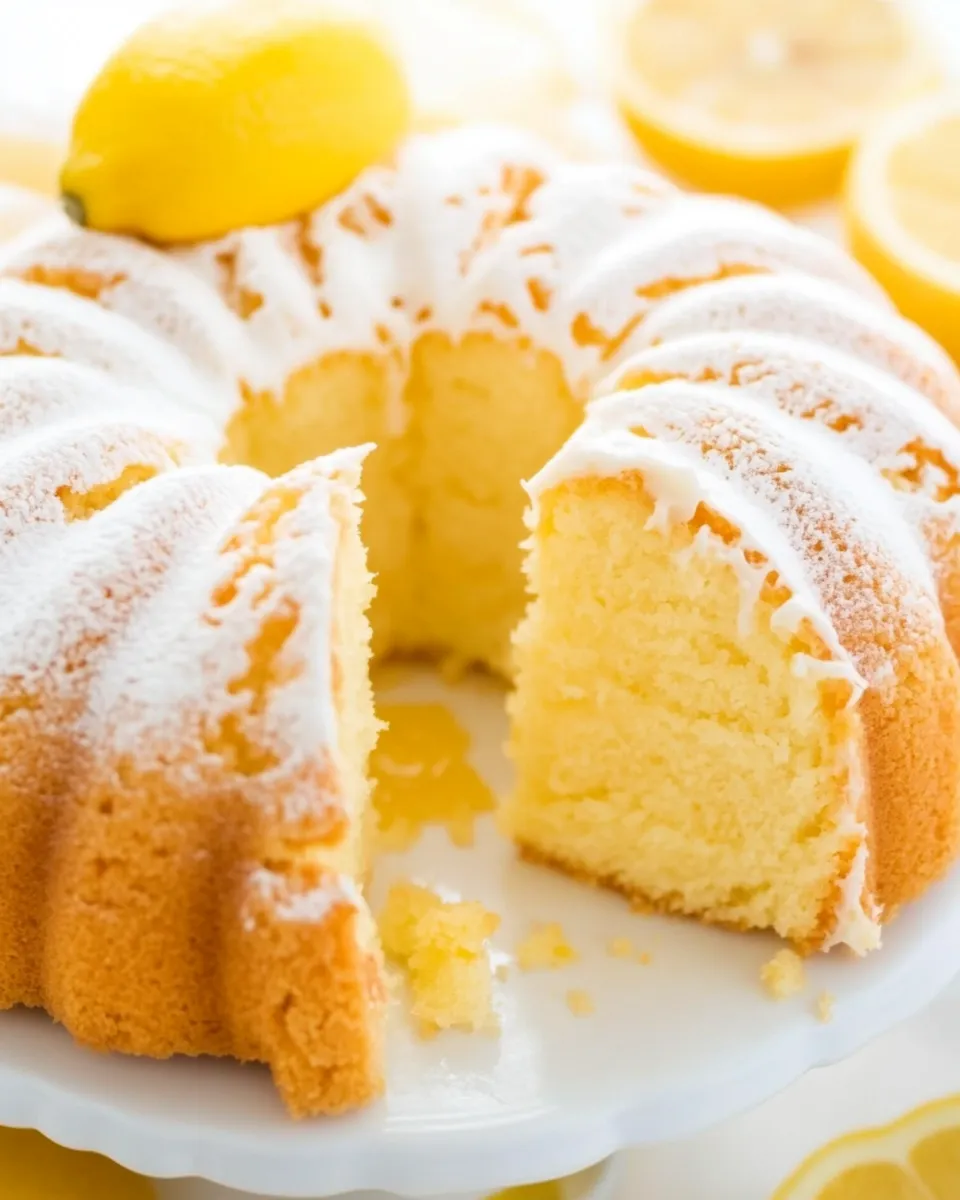 Delicious Keto Lemon Pound Cake shot