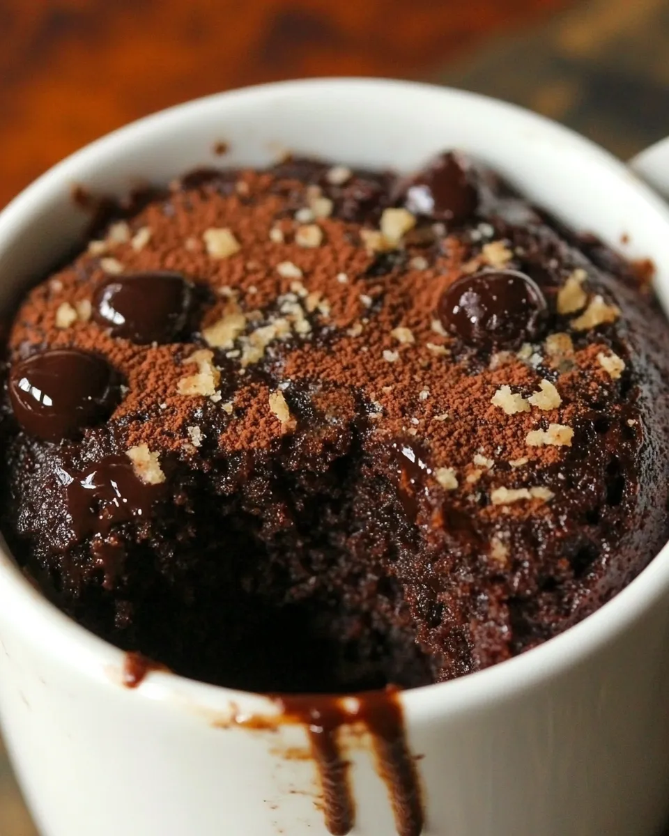 Delicious Keto Mug Cake shot