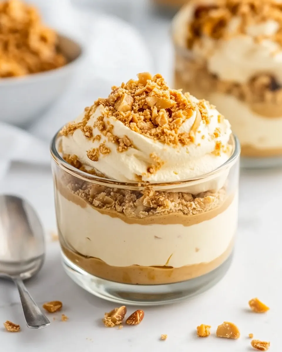 Delicious Keto Peanut Butter Mousse shot