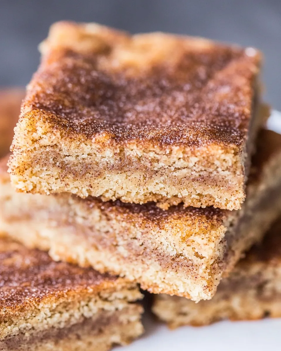 Homemade Keto Snickerdoodle Cookie Bars photo