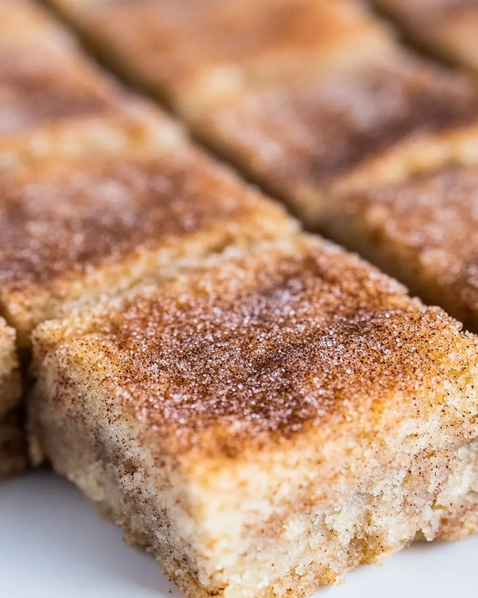 Easy Keto Snickerdoodle Cookie Bars picture