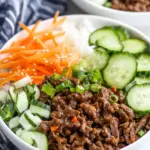Homemade Korean Beef Bowls photo