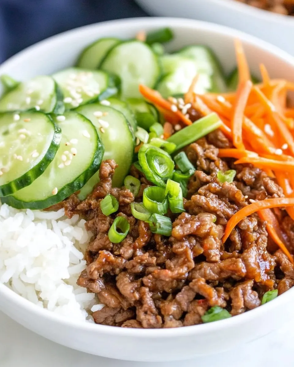 Classic Korean Beef Bowls recipe image