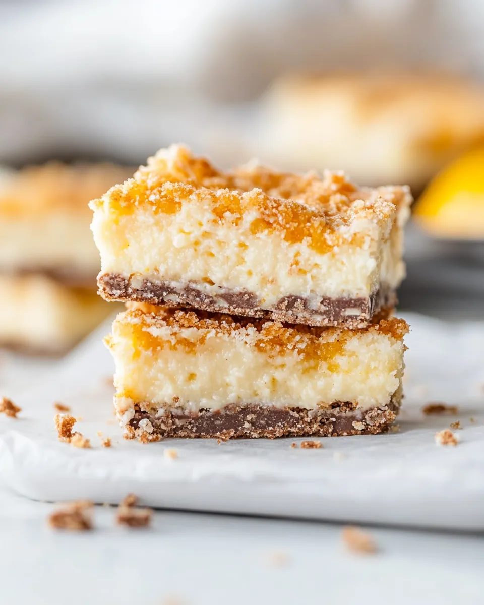 Classic Lemon Bars with Kit Kat Crust image