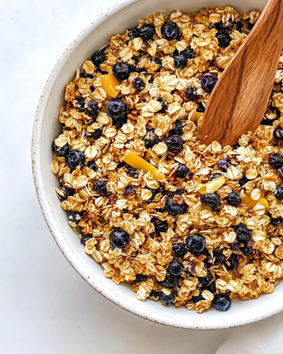Classic Lemon Blueberry Granola recipe image