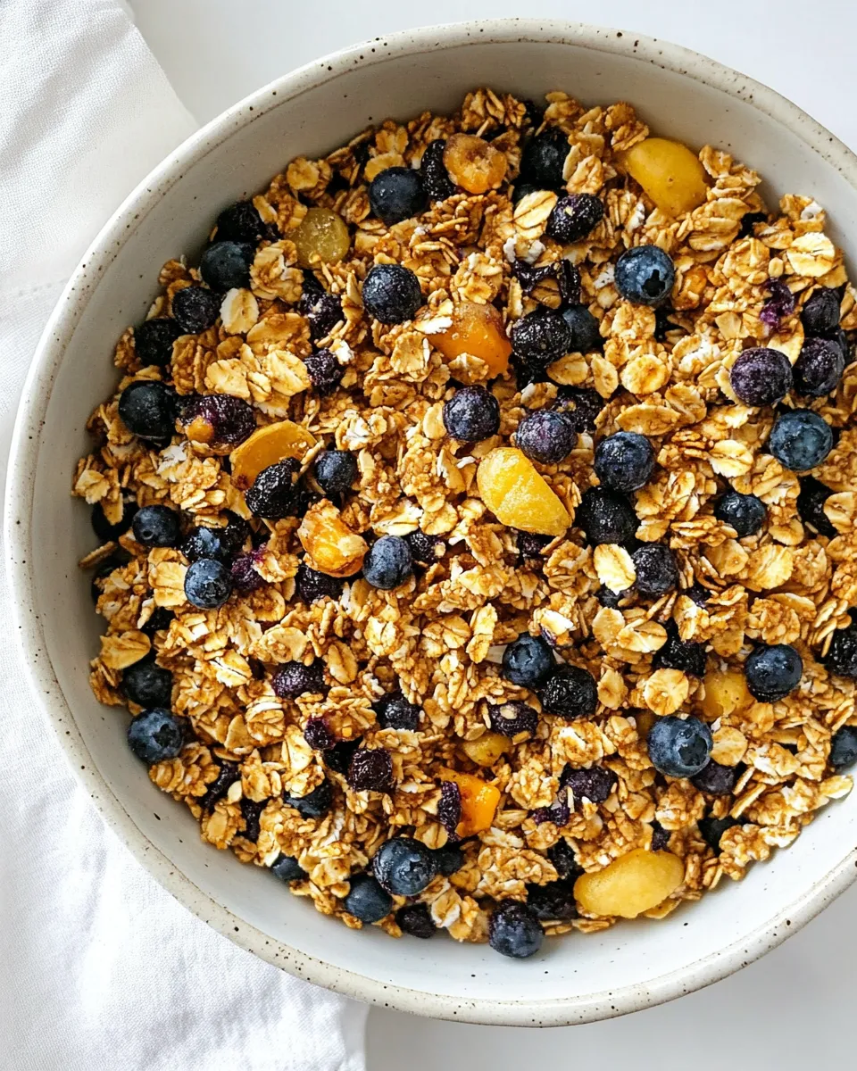 Easy Lemon Blueberry Granola dish photo