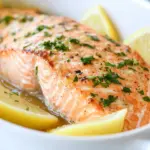 Homemade Lemon Butter Baked Salmon photo