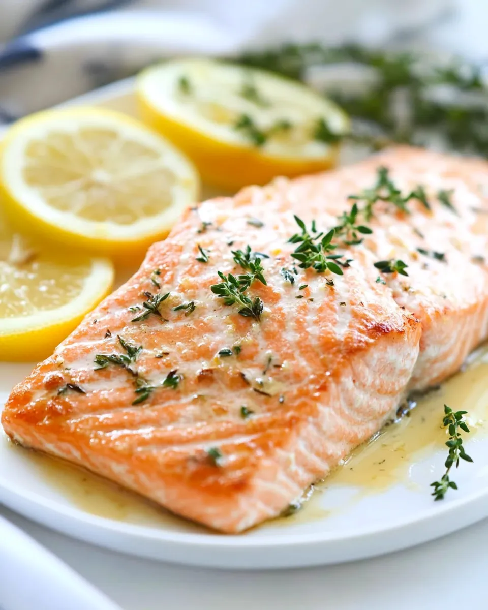 Easy Lemon Butter Baked Salmon picture