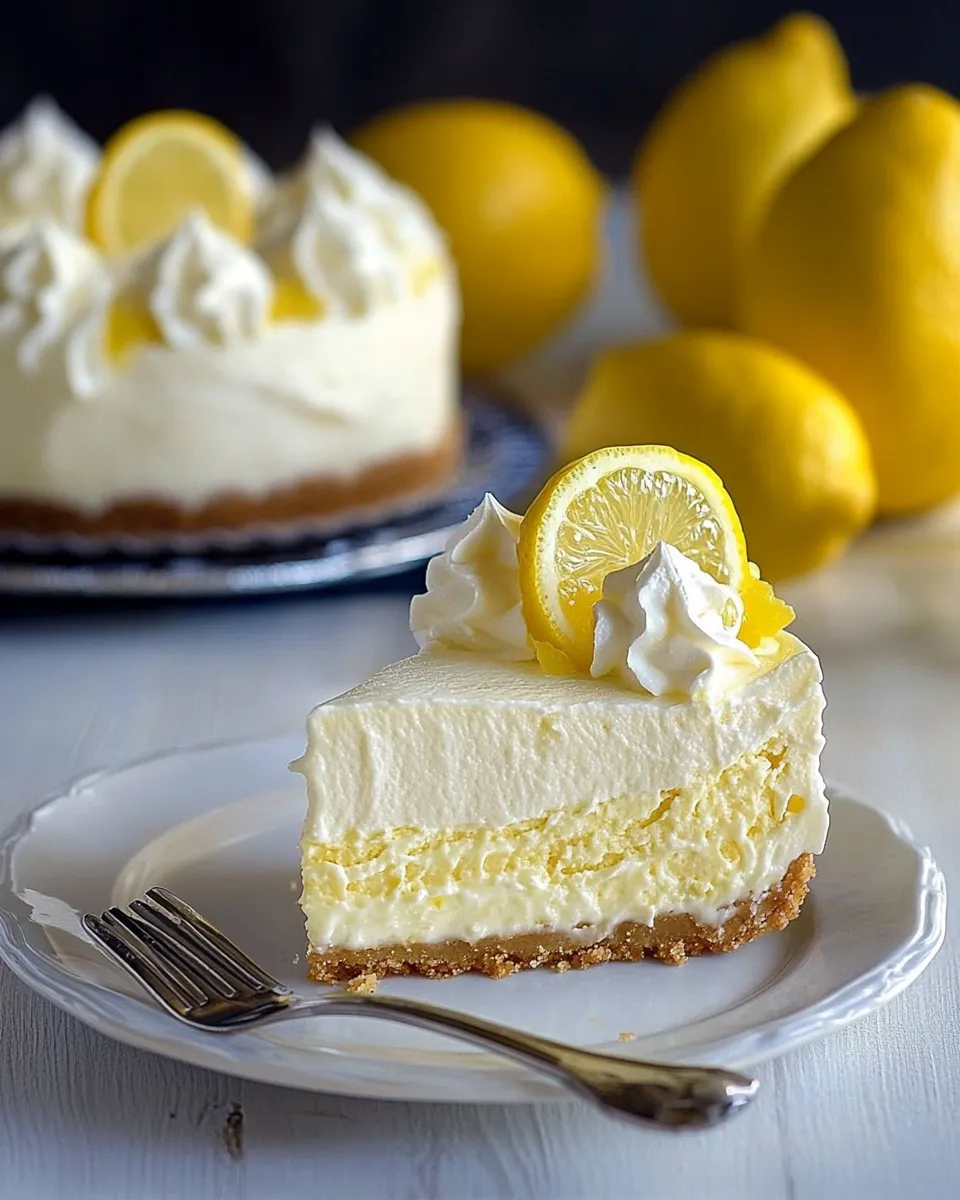 Classic Lemon Cheesecake Recipe image