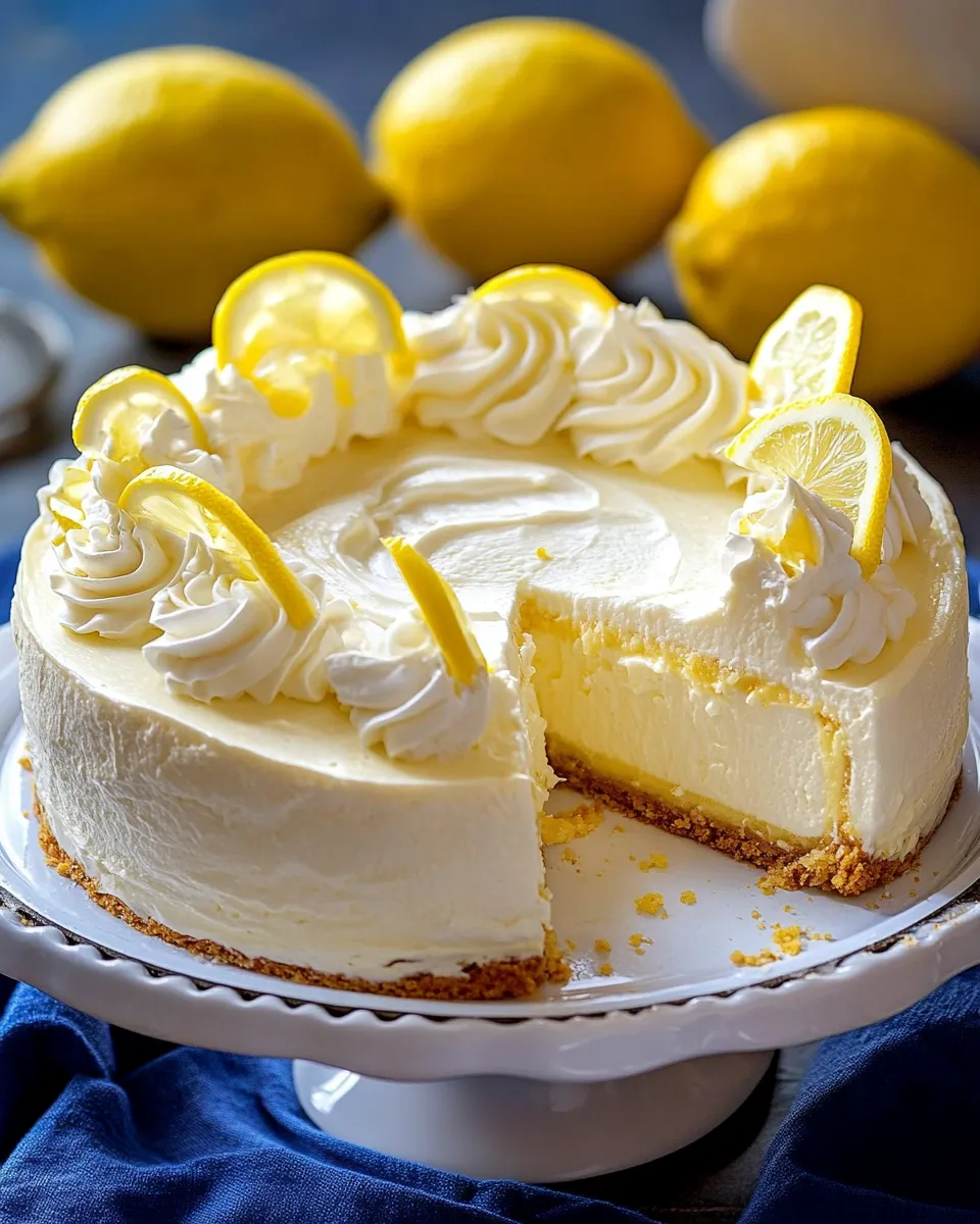 Easy Lemon Cheesecake Recipe picture