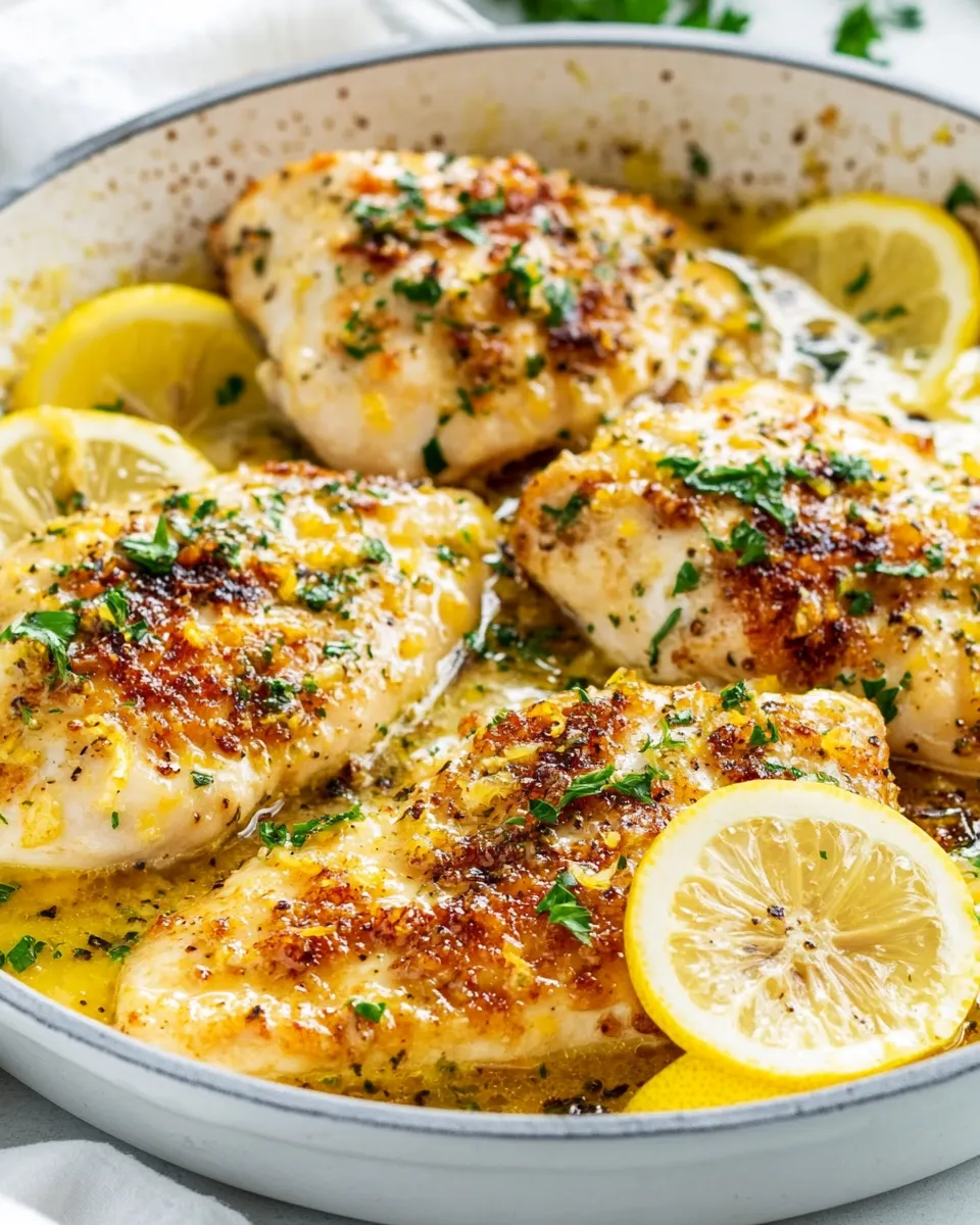 Homemade Lemon Chicken Recipe (with Lemon Butter Sauce) photo
