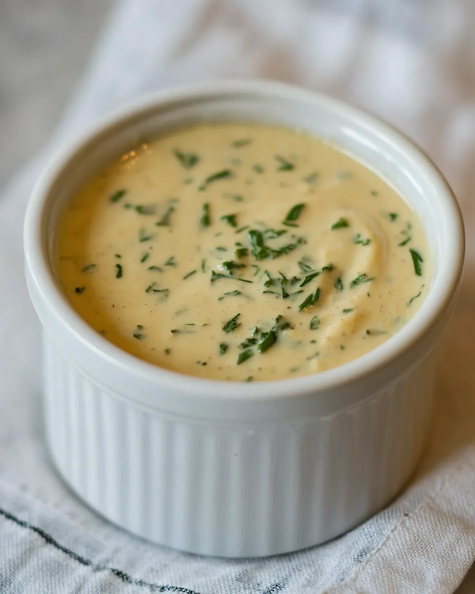 Delicious Lemon Herb Hummus Vinaigrette shot