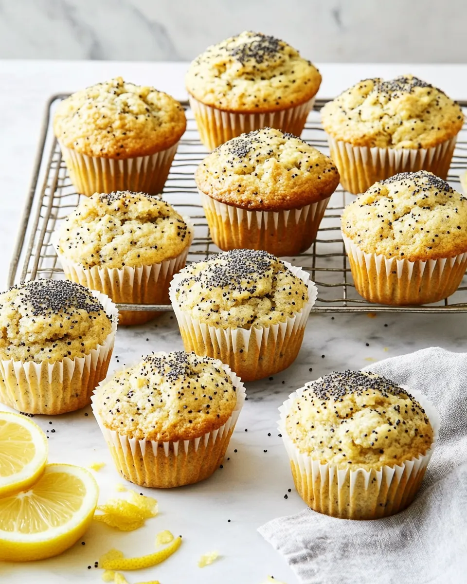 Easy Lemon Poppy Seed Muffins picture