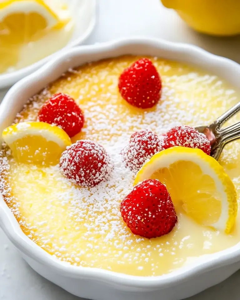 Homemade Lemon Pudding Cake photo