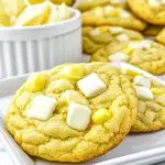 Homemade Lemon White Chocolate Cake Mix Cookies photo