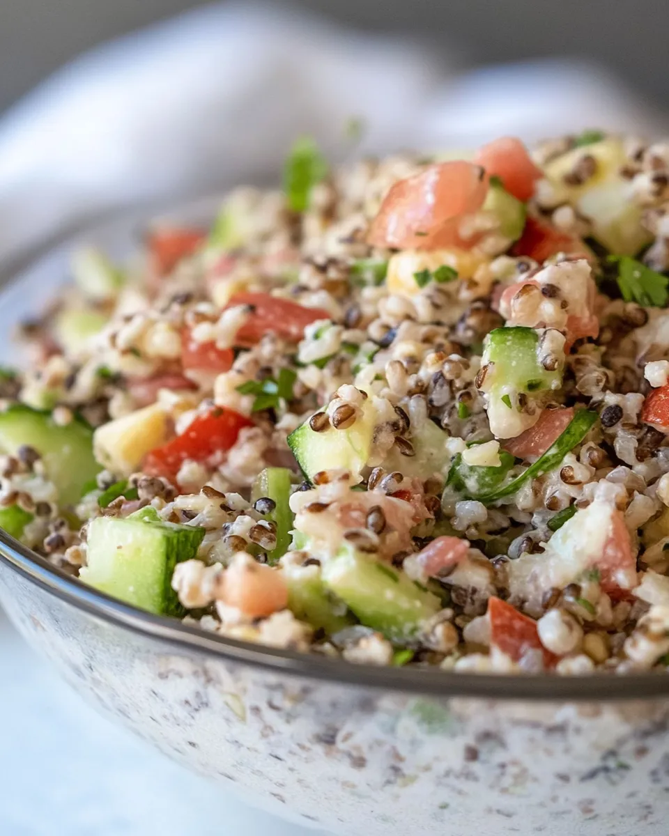 Classic Macro Friendly Grain Salad image