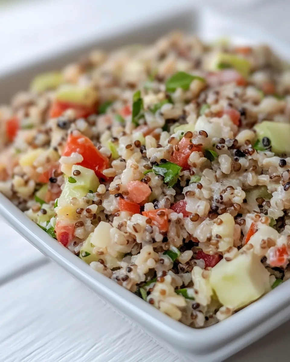 Easy Macro Friendly Grain Salad picture