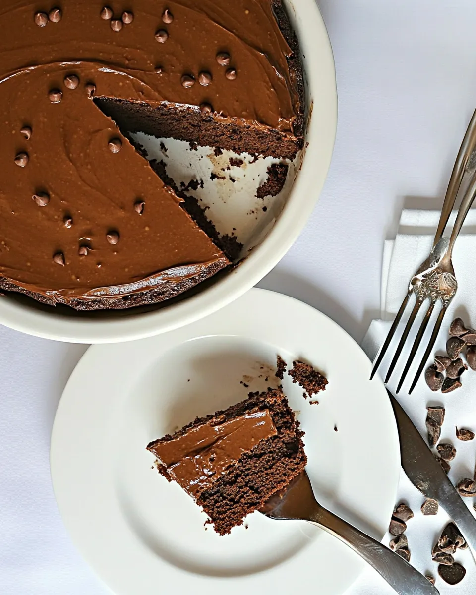 Homemade Malted Chocolate Cake Recipe image