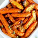 Homemade Maple Dijon Roasted Carrots photo