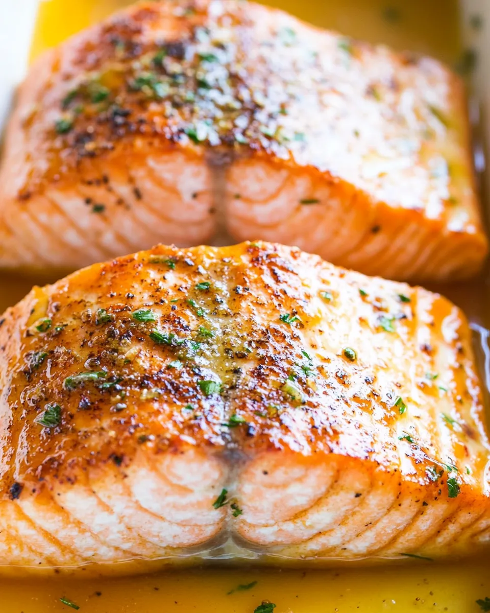 Easy Maple Glazed Baked Salmon recipe photo