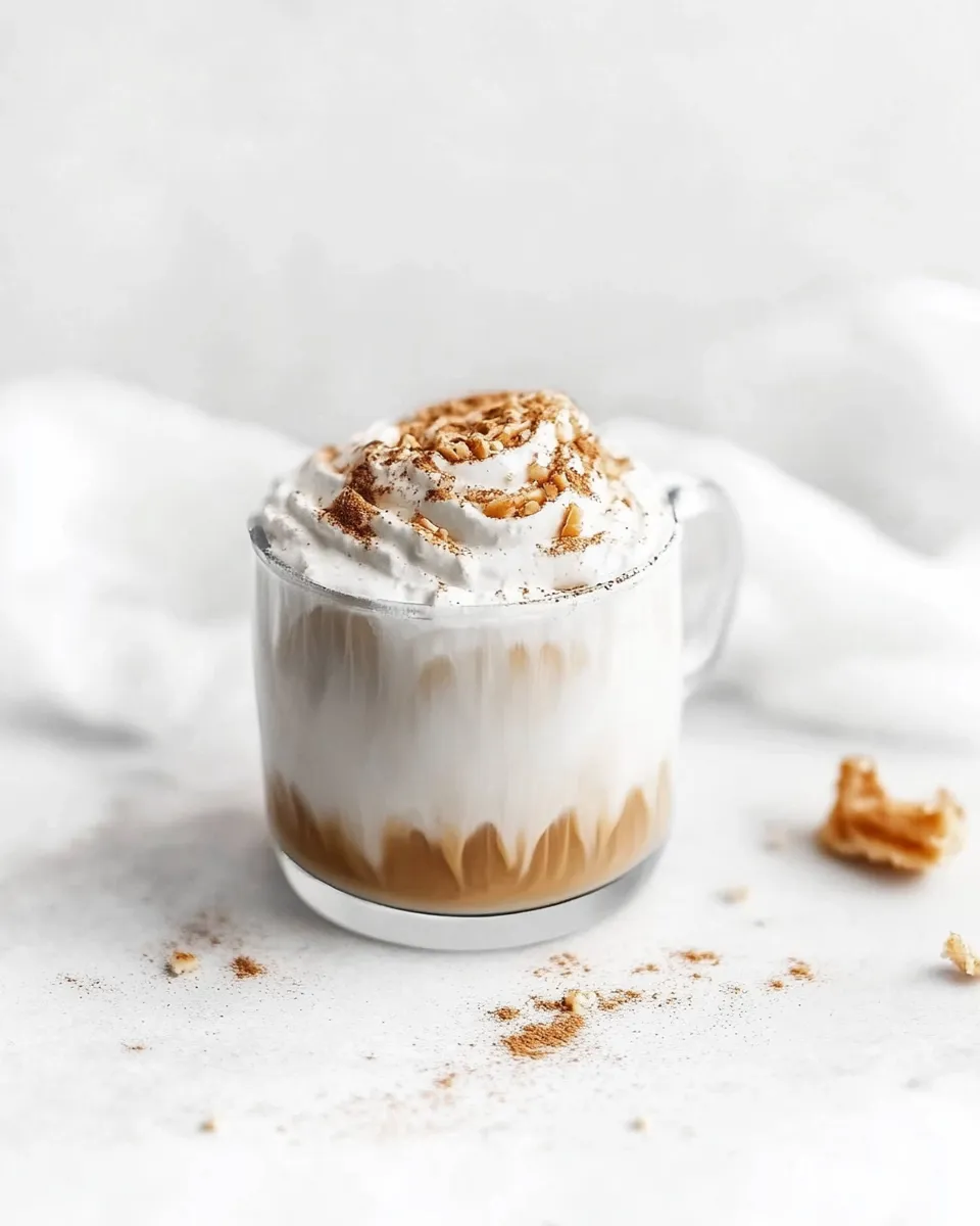 Delicious Maple Whipped Coffee shot
