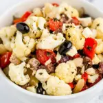 Homemade Marinated Cauliflower Antipasto Salad photo