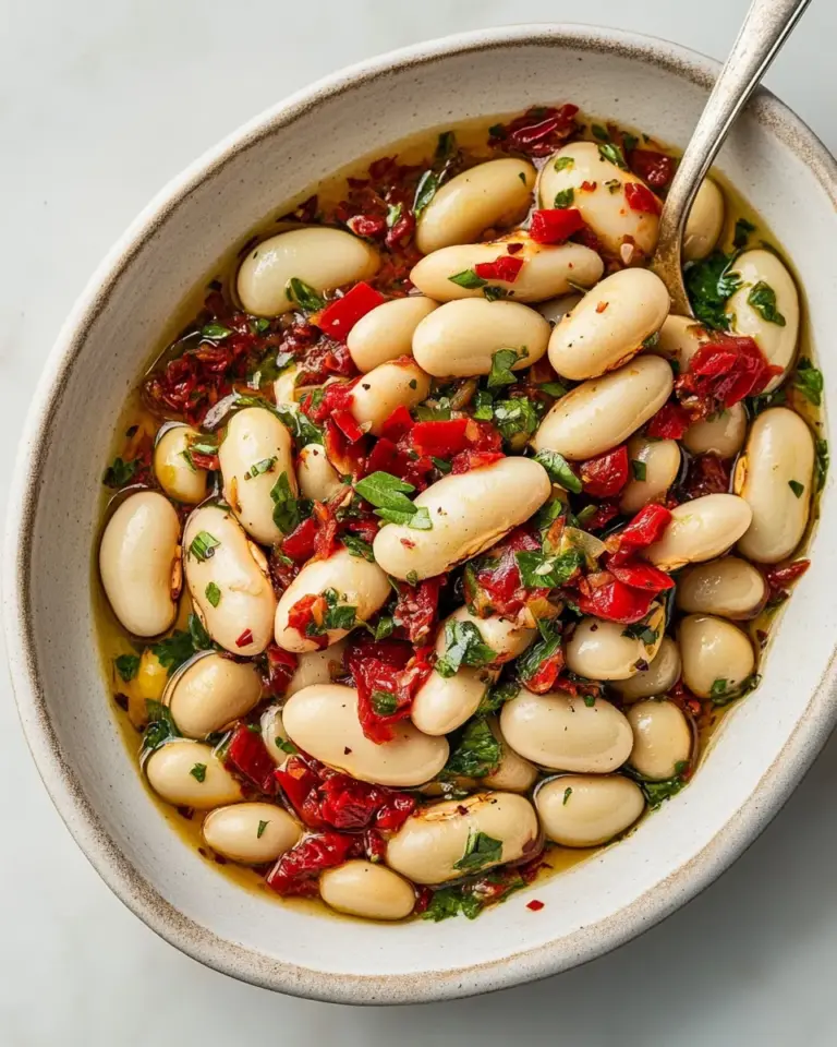 Homemade Marinated Gigante Beans photo