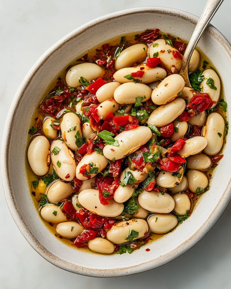 Homemade Marinated Gigante Beans photo